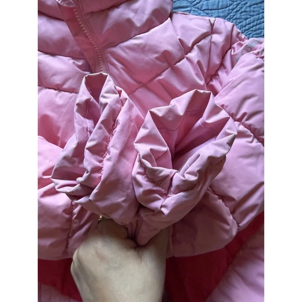 Columbia Girls Cold Weather Ski/ Snow Jacket In Pink Size M